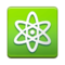 Atom Symbol emoji on Samsung